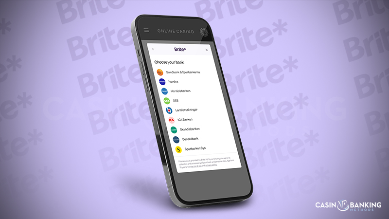 Check to see if your bank supports Brite payments