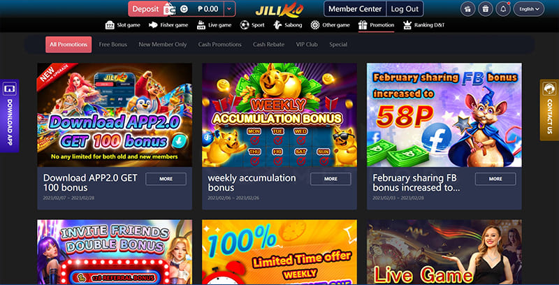 Jiliko casino promotions